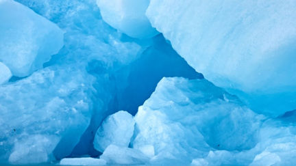 Blaues Eis